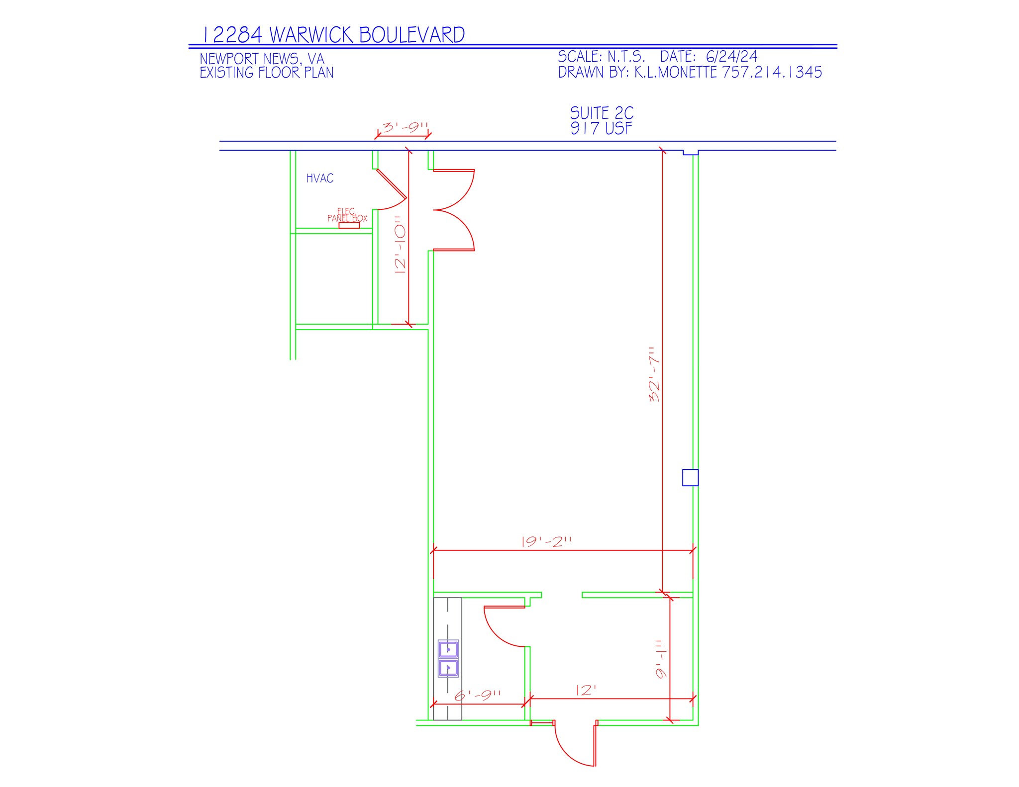 12284 Warwick Blvd, Newport News, VA à louer Plan de site– Image 1 sur 5
