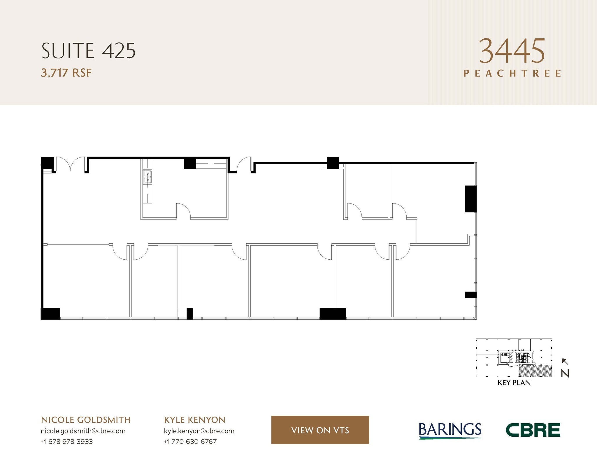 3445 Peachtree Rd NE, Atlanta, GA à louer Plan d’étage– Image 1 sur 1