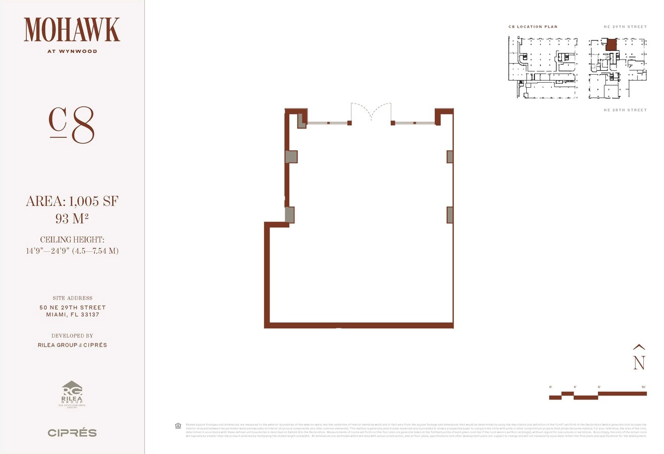 50 NE 29th St, Miami, FL 33137 - Lot C-8 -  - Plan d’étage - Image 1 of 1