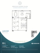 8201 Preston Rd, Dallas, TX à louer Plan d’étage– Image 1 sur 1