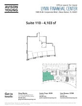 1905 NW Corporate Blvd, Boca Raton, FL à louer Plan d’étage– Image 1 sur 1