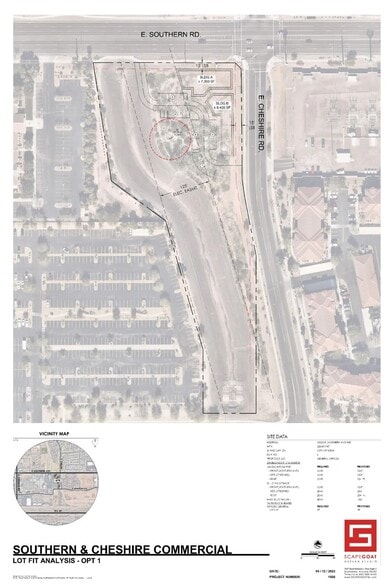 10355 E Southern Ave, Mesa, AZ à vendre - Plan de site – Image 3 sur 3