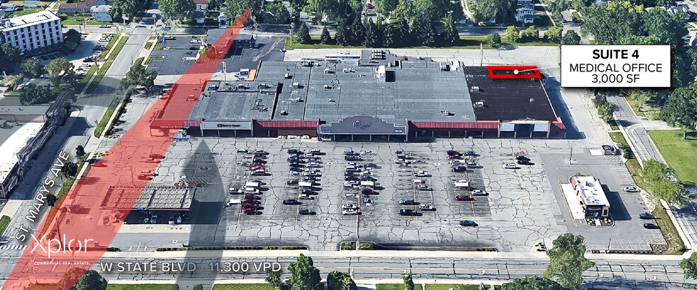 1105 W State Blvd, Fort Wayne, IN à louer - Photo de l’immeuble – Image 1 sur 5