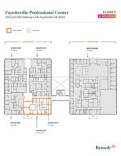 1260 Highway 54 W, Fayetteville, GA à louer Plan d’étage– Image 1 sur 1
