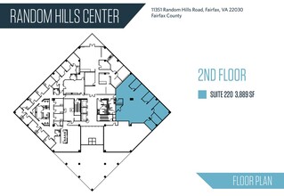 11351 Random Hills Rd, Fairfax, VA à louer Plan d’étage– Image 1 sur 1