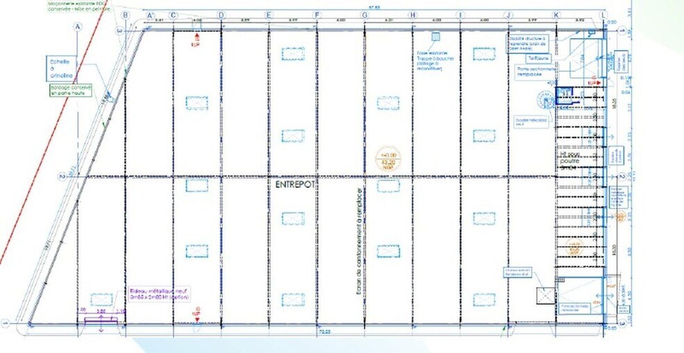 Local d’activités dans Le Blanc-Mesnil à louer - Plan d’étage – Image 3 sur 3
