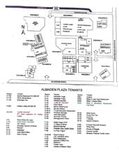 5353 Almaden Expy, San Jose, CA à louer Plan de site– Image 2 sur 2