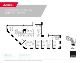 980 N Michigan Ave, Chicago, IL à louer Plan d’étage– Image 1 sur 1