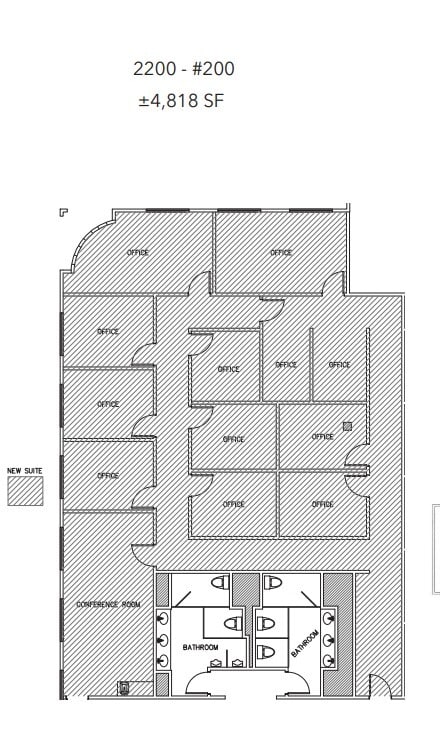 2200 E Route 66, Glendora, CA à louer Plan d’étage– Image 1 sur 1