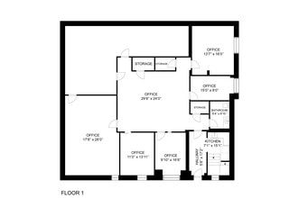 413 N Lee St, Alexandria, VA à louer Plan d’étage– Image 1 sur 1