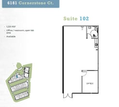 6185 Cornerstone Ct E, San Diego, CA à louer Plan d’étage– Image 1 sur 1