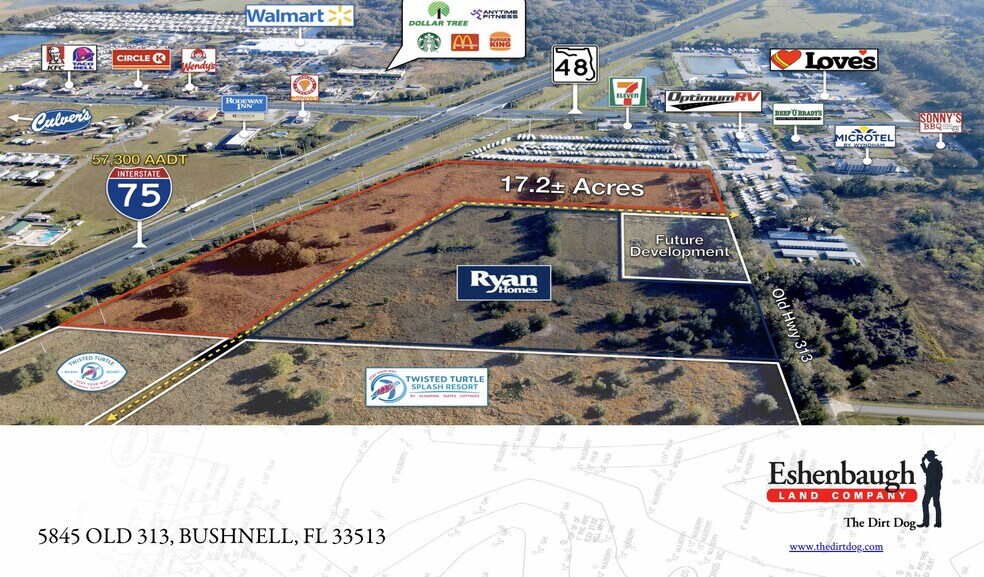 5845 Old 313 hwy, Bushnell, FL à vendre - Photo de l’immeuble – Image 1 sur 3