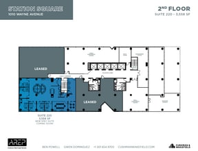 1100 Wayne Ave, Silver Spring, MD à louer Plan d’étage– Image 2 sur 2