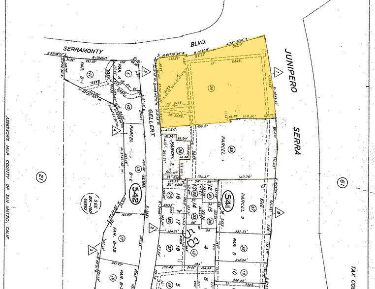 301-303 Gellert Blvd, Daly City, CA à louer - Plan cadastral – Image 2 sur 9