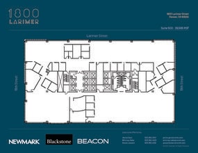 1800 Larimer St, Denver, CO à louer Plan d’étage– Image 1 sur 1