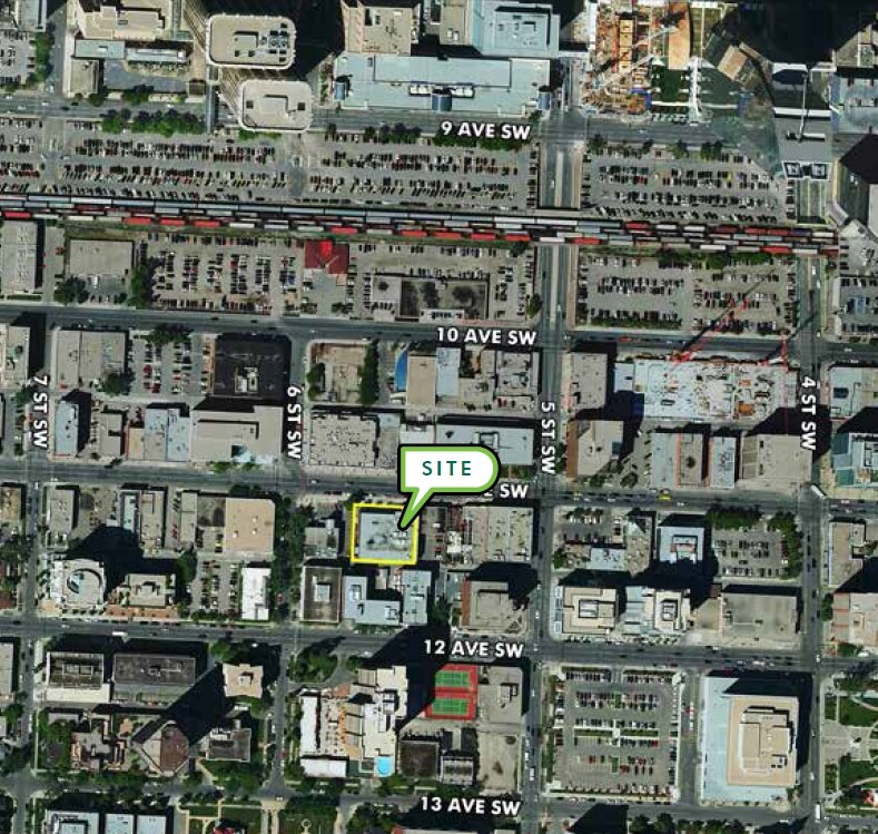 625 11th Ave SW, Calgary, AB à louer Aérien– Image 1 sur 14