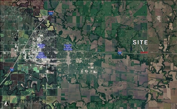 1500 Road 175, Emporia, KS - Vue aérienne vue de carte