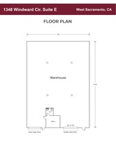 1348 Windward Cir, West Sacramento, CA à louer Plan de site– Image 2 sur 3