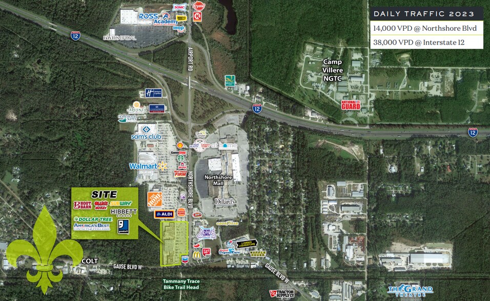 127 Northshore Blvd, Slidell, LA à louer - Aérien – Image 2 sur 2