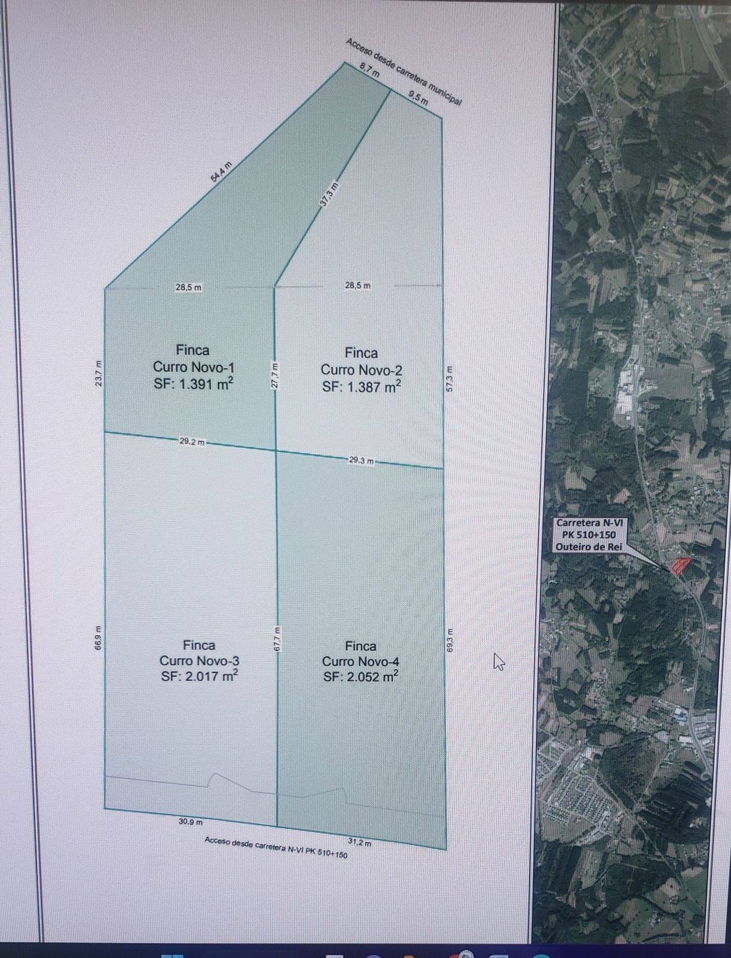 Coruña, S/N, Lugo, Lugo à vendre Plan de site– Image 1 sur 9
