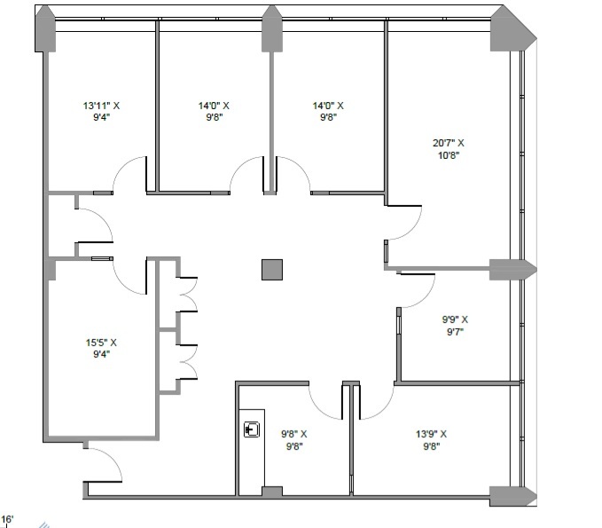 245 Fairview Mall Dr, Toronto, ON à louer Plan d’étage– Image 1 sur 1
