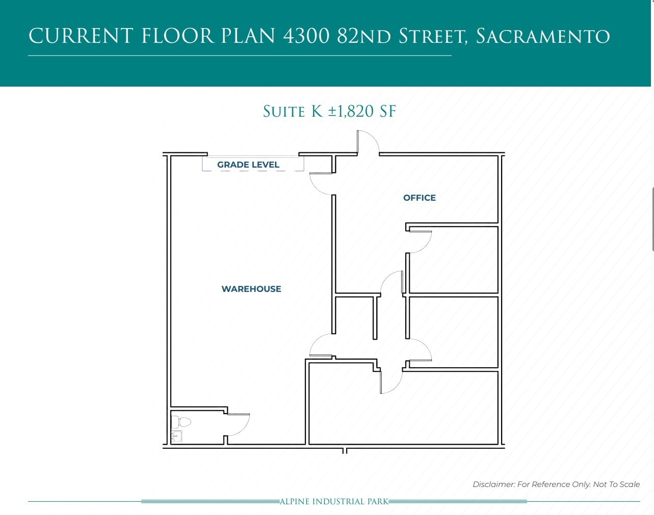 4300 82nd St, Sacramento, CA à louer Plan d’étage– Image 1 sur 1