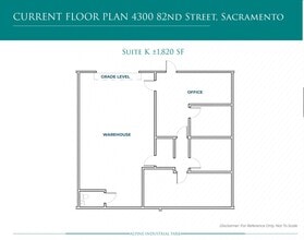 4300 82nd St, Sacramento, CA à louer Plan d’étage– Image 1 sur 1