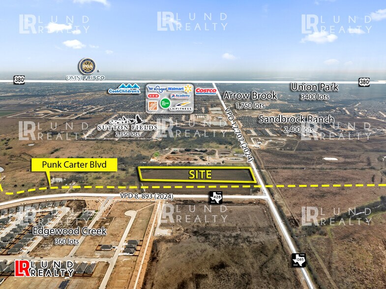 9.485 Ac Corner FM-1385 & FM-428, Celina, TX à vendre - Photo de l’immeuble – Image 2 sur 11