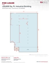 2210 Davie Ave, Commerce, CA à louer Plan de site– Image 2 sur 2
