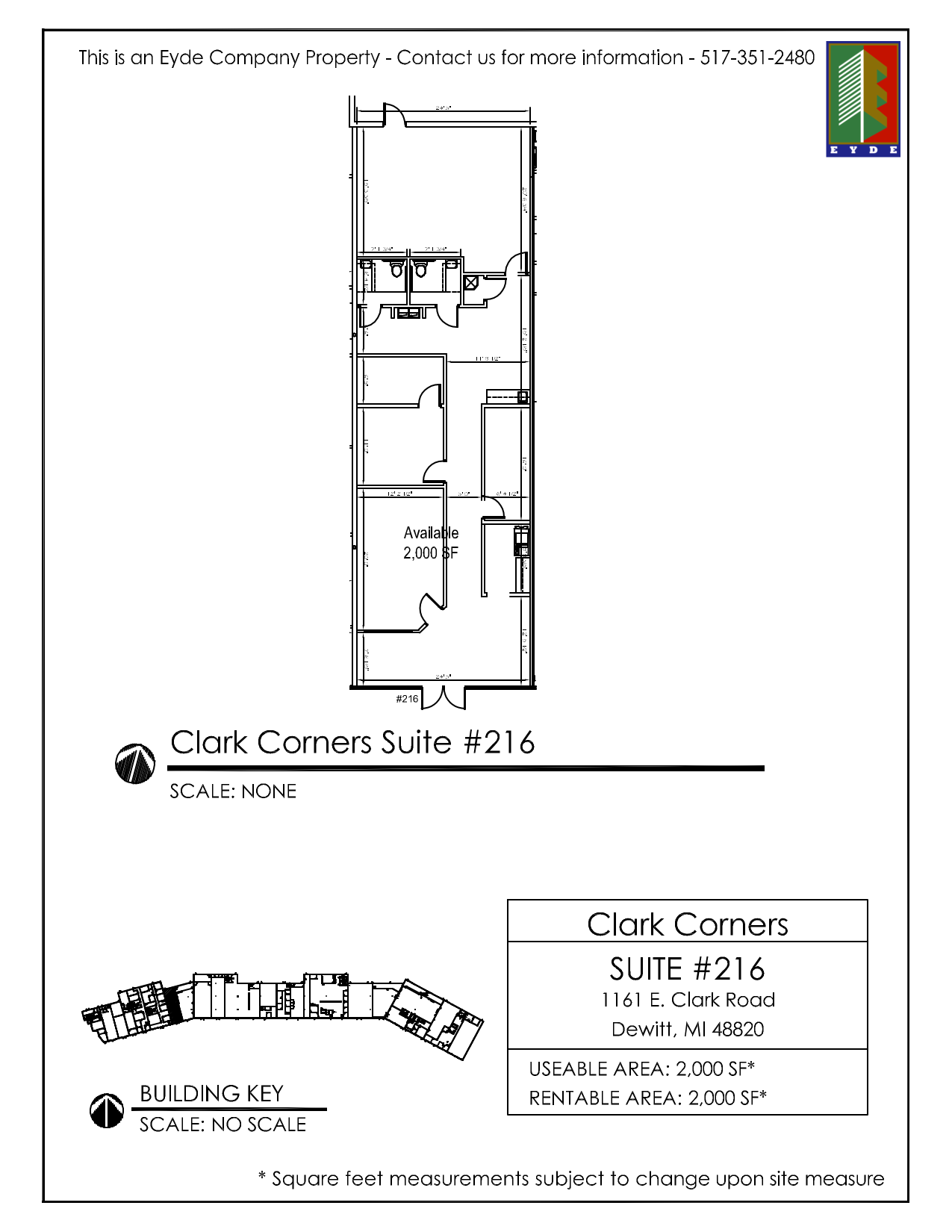 1161 E Clark Rd, Dewitt, MI à louer Plan d’étage– Image 1 sur 1