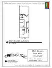 1161 E Clark Rd, Dewitt, MI à louer Plan d’étage– Image 1 sur 1