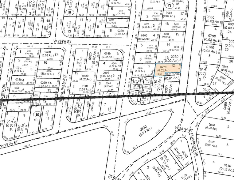 2822 Pine Tree Dr, Miami Beach, FL à vendre - Plan cadastral – Image 2 sur 34