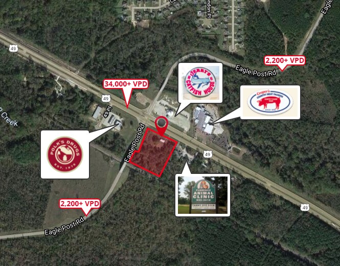 3327 US 49, Florence, MS à vendre - Aérien – Image 1 sur 2