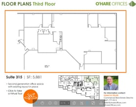 1011 E Touhy Ave, Des Plaines, IL à louer Plan d’étage– Image 2 sur 2