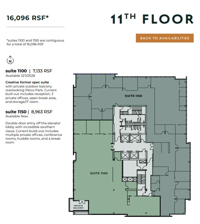 350 10th Ave, San Diego, CA à louer Plan d’étage– Image 1 sur 1