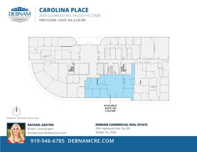 2626 Glenwood Ave, Raleigh, NC à louer Plan d’étage– Image 1 sur 1
