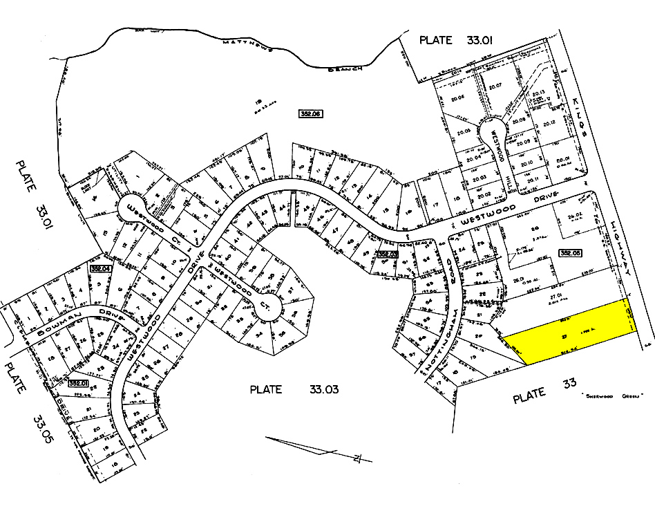 877 Kings Hwy, Woodbury, NJ à louer Plan cadastral– Image 1 sur 2