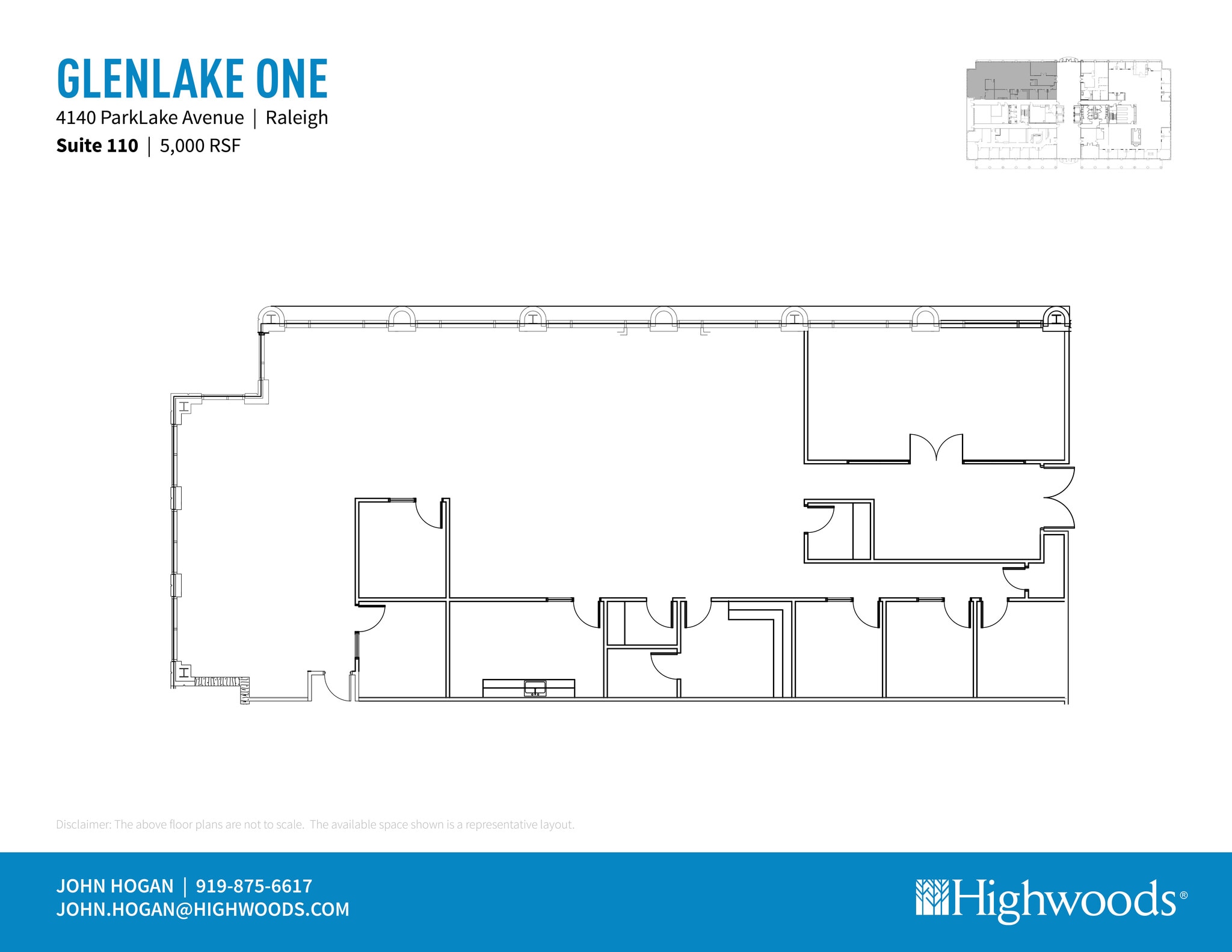 4140 Parklake Ave, Raleigh, NC à louer Plan d’étage– Image 1 sur 1