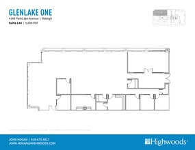 4140 Parklake Ave, Raleigh, NC à louer Plan d’étage– Image 1 sur 1