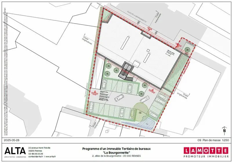 Bureau dans Rennes à vendre - Plan de site – Image 2 sur 2