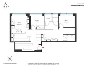 505 Laguardia Pl, New York, NY à louer Plan d’étage– Image 1 sur 1