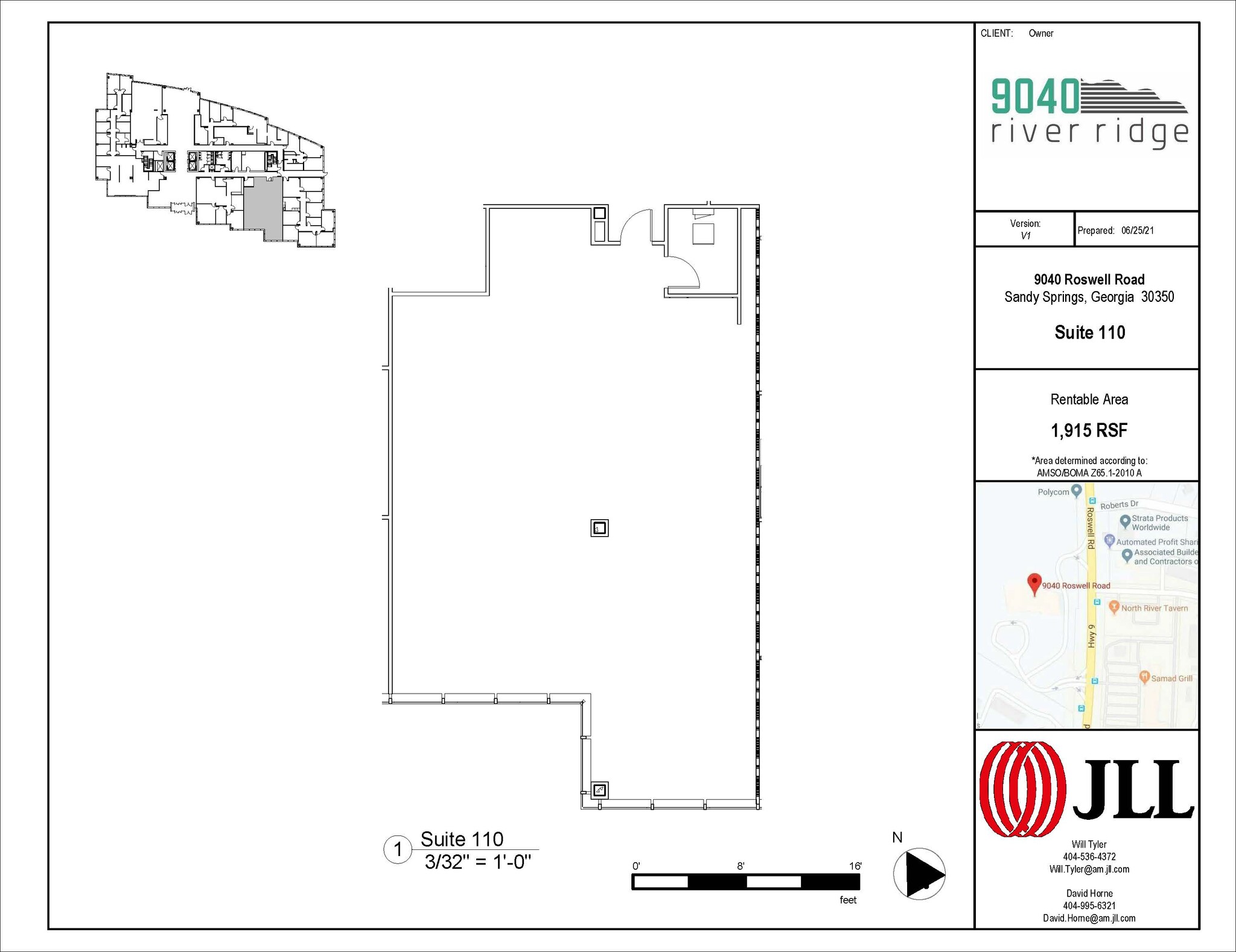 9040 Roswell Rd, Atlanta, GA à louer Plan d’étage– Image 1 sur 1