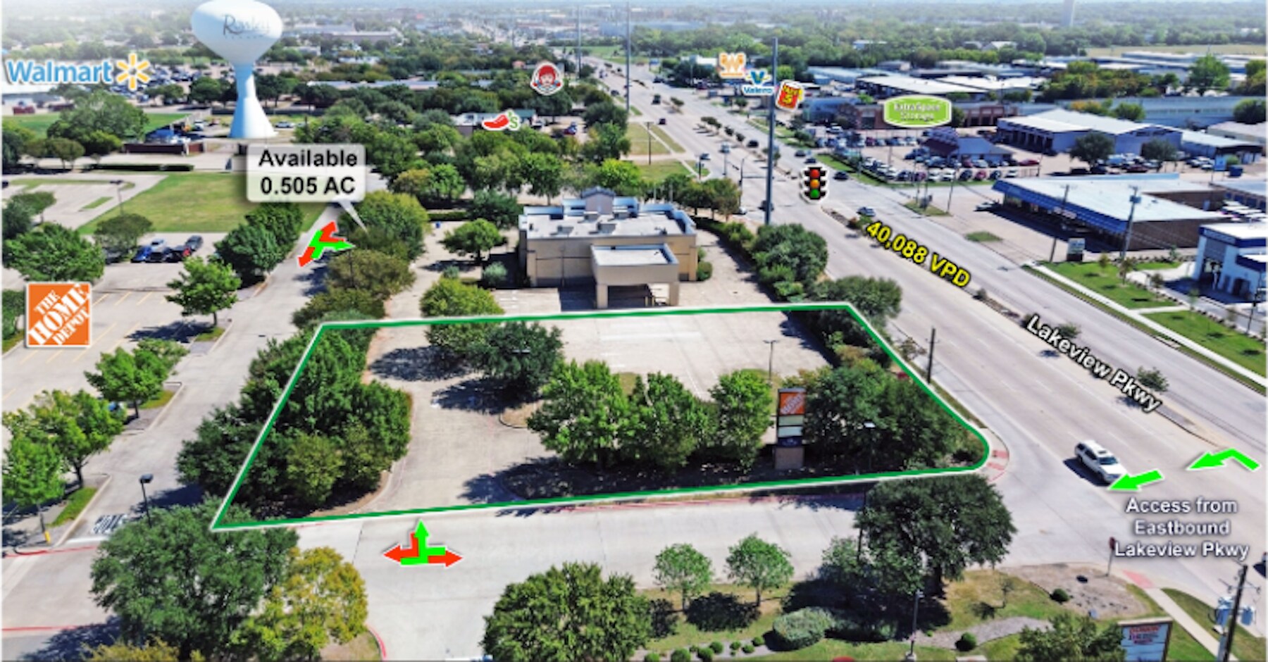 2205 Lakeview Pky, Rowlett, TX à vendre Photo de l’immeuble– Image 1 sur 7