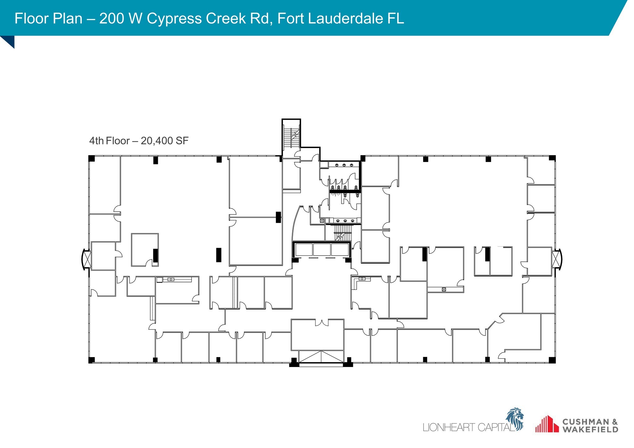 200 W Cypress Creek Rd, Fort Lauderdale, FL à louer Plan de site– Image 1 sur 1