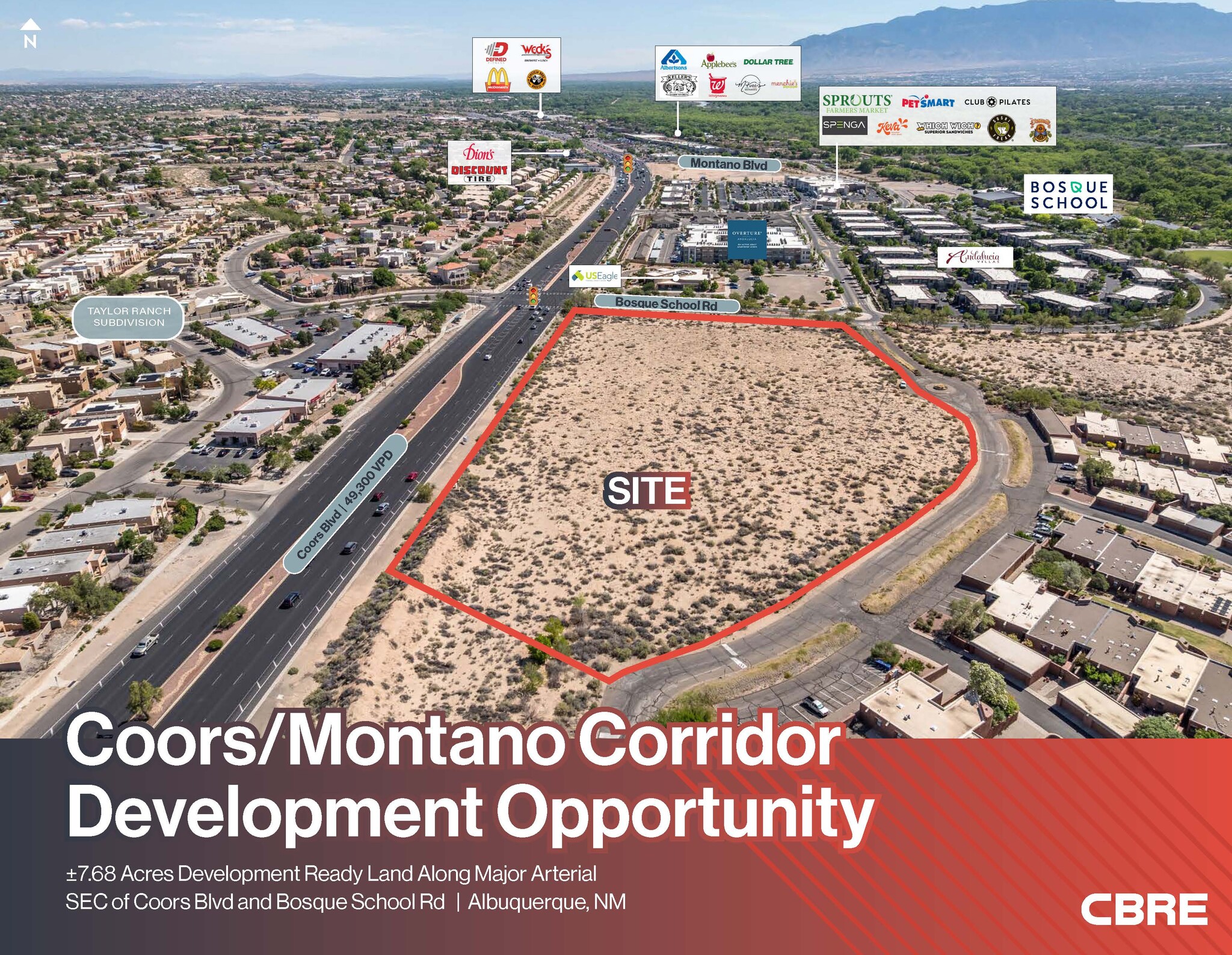 SEC Coors & Bosque School Rd. blvd, Albuquerque, NM à vendre Aérien– Image 1 sur 4