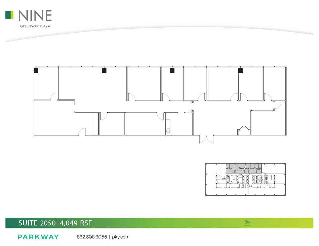 9 Greenway Plz, Houston, TX à louer Plan d’étage– Image 1 sur 1