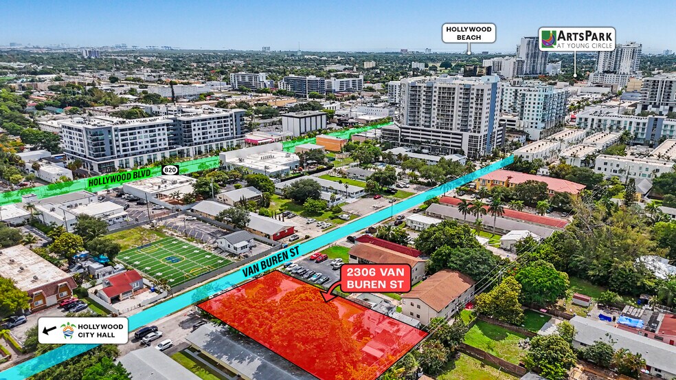 2306 Van Buren St, Hollywood, FL à vendre - Photo de l’immeuble – Image 2 sur 20