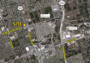 2001 N Bell Blvd, Cedar Park, TX - Vue aérienne vue de carte