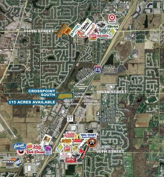 10600 N Crosspoint Blvd, Fishers, IN à vendre - Aérien – Image 2 sur 8