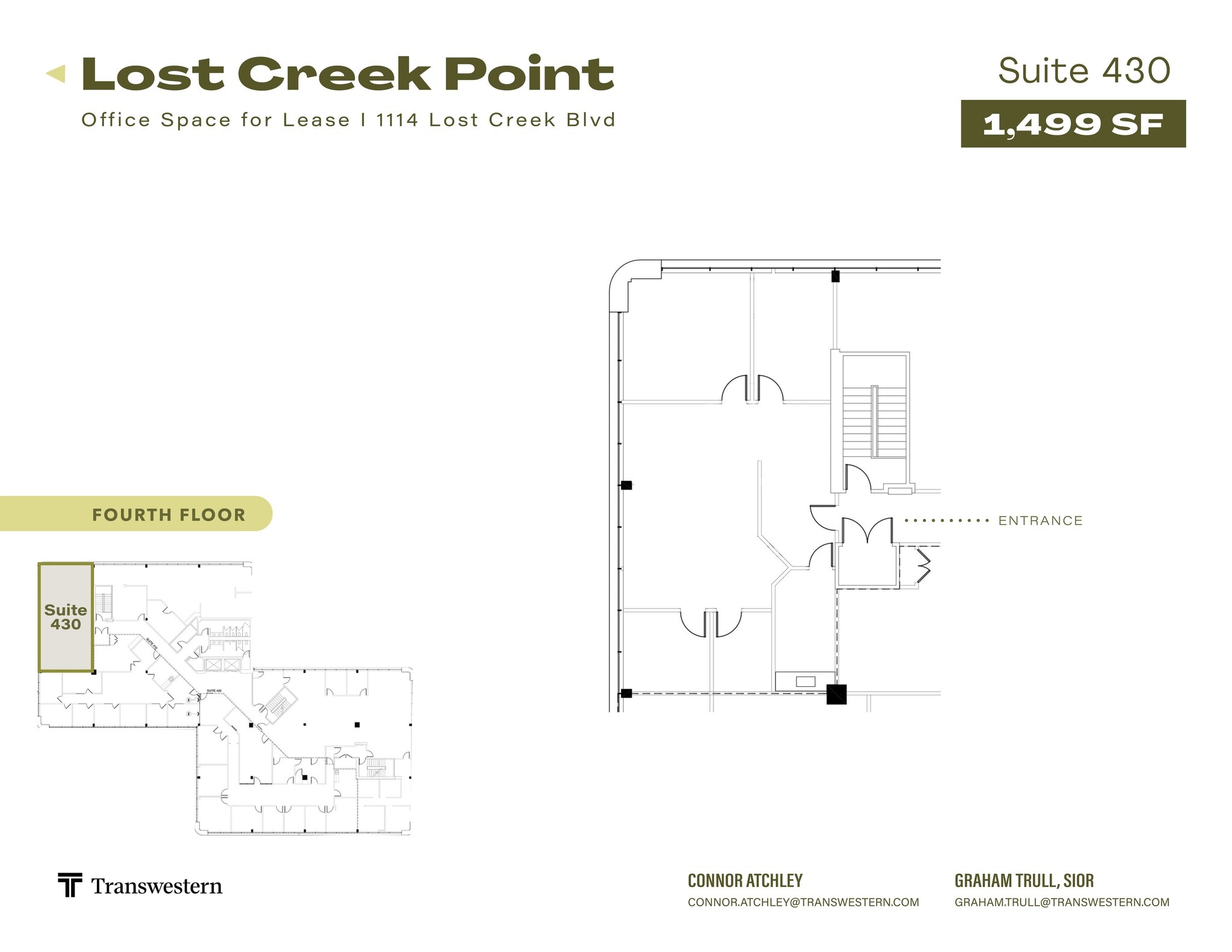 1114 Lost Creek Blvd, Austin, TX à louer Plan de site– Image 1 sur 1